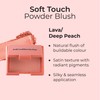 MCoBeauty Soft Touch Powder Blush - Deep Peach
