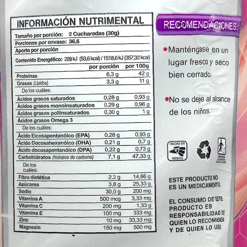 Cll Colágeno Hidrolizado Granada Zarzamora 1.1 Kg Supra