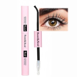 2-in-1 Lash Bond & Seal, Strong Hold Cluster Lash Glue for DIY Eyelash Extensions, Waterproof Latex-Based Eyelash Extension Glue – Individual & Cluster Lashes Glue, Long Lasting Mascara Effect