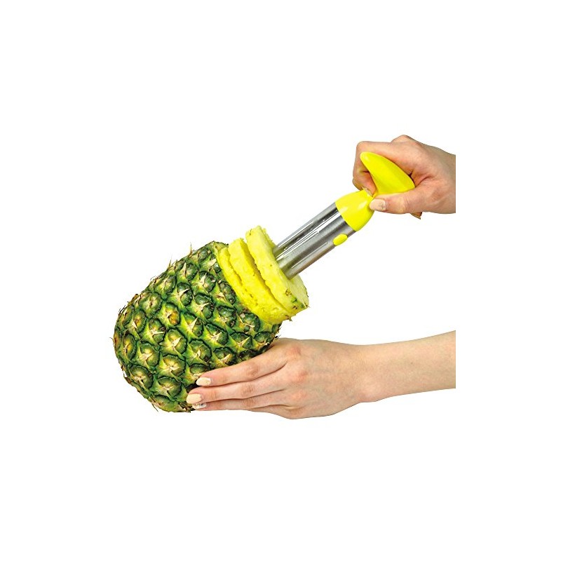 Pearl Metal Vegetable Pineapple Rolling Cutter C-9120