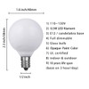 NIOSTA 25 Pack G40 Replacement Bulbs,120V LED Bulbs, for E12