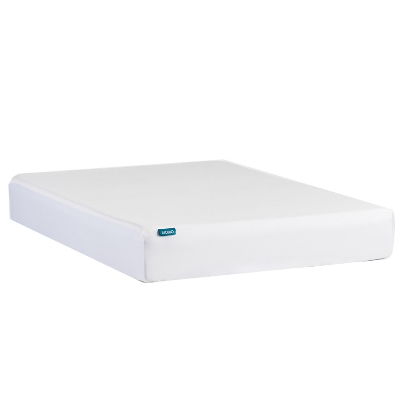 Benjara Queen Mattress Protector, Pocket Design, Waterproof Cream White Fabric