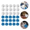 VILLFUL 50pcs Glitter Balls Interactive Cat Toy for Playful Chasing