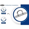 EnB, Clamp Clamp, Various Sizes, Extremely Resistant for Tarpaulin Attachment