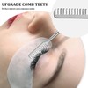 IUDWCG - 2 Pcs Eyelash Separator Comb Stainless Steel for