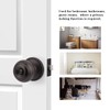 Probrico Colonial Style Door Knobs Door Locks (Privacy, Oil Rubbed