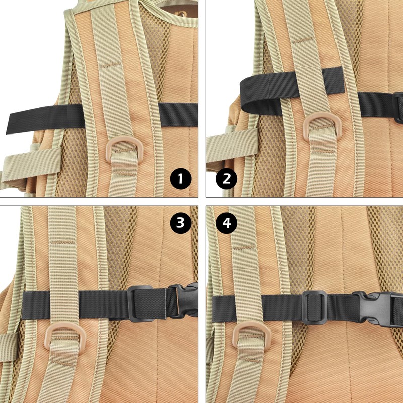 TRIWONDER Chest Strap for School Backpack Backpack Packing Strap with