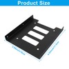 Kemcatui 4Pcs SSD HDD Mounting Bracket 2.5 to 3.5 Adapter,