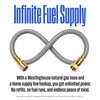 Westinghouse 25-Foot Natural Gas Hose with Adapter, 1/2-Inch Diameter, For