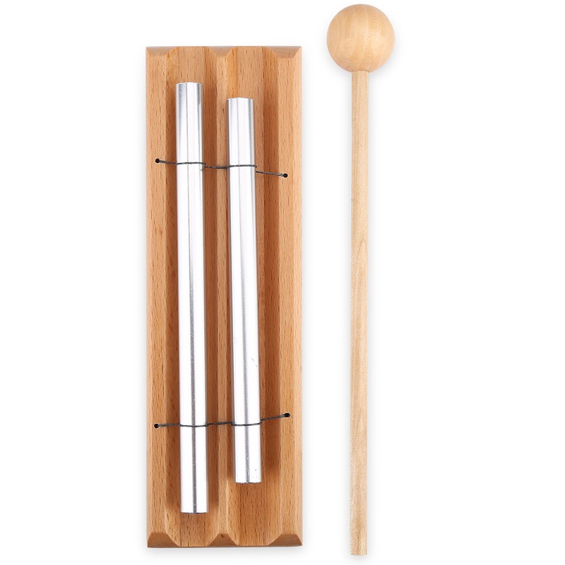 2-Tone Percussion Instrument with Mallet Musical Education Toy for Children