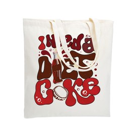 WZJHCL Diet Drink Tote Bag Diet Drink Lover Gift Diet Drinker Handbag Soda Drink Reusable Grocery Tote Bag Bottle Soda Gift (Need Diet Tote)