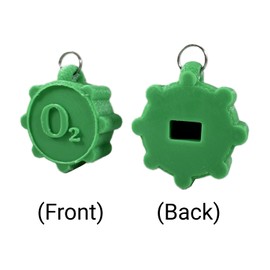 Oxygen Tank Opener Keychain | For First Responders, EMTs, Paramedics, Fire Fighters, Nurses, Medical & More. Perfect Gift!