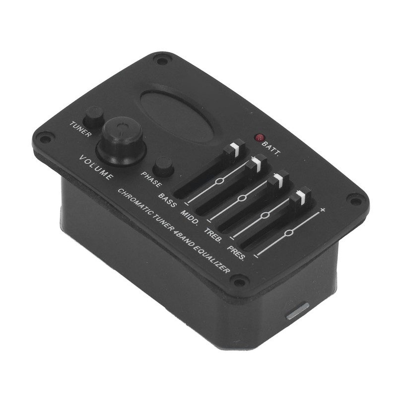 Acoustic Guitar 4 Band Equalizer EQ Preamps Piezo Pickup Chromatic