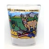 Virginia State Wraparound Shot Glass