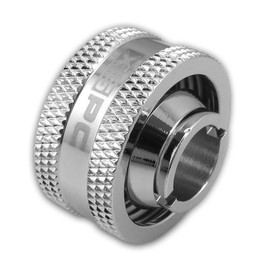 XSPC G1/4" Compression Fitting V2 for 1/2" ID 3/4" OD 19/13mm Tubing Chrome