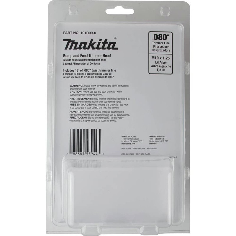 Makita 191R00-0 Rapid Load Bump & Feed Trimmer Head