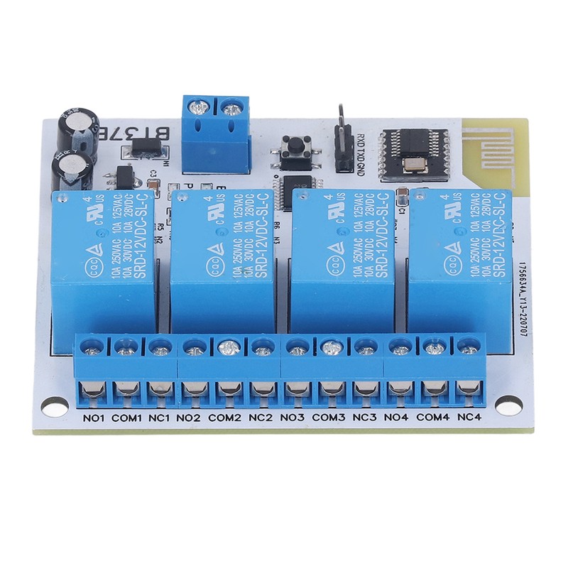 4 Channel Bluetooth Relay Control Module Anti Interference 2.4G RF