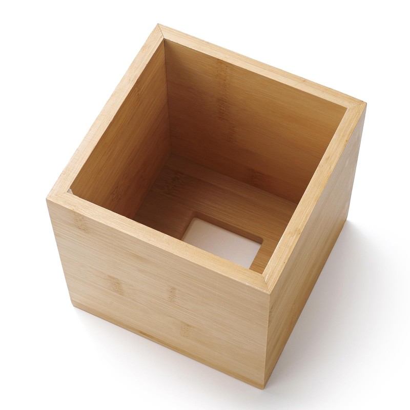 Tissue Box Cover, Square Tissue Box Holder, Bamboo Facial Paper