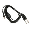 Mini XLR 5 Pin Plug to GA Dual Plugs Headset