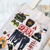 WZMPA 911 TV Show Canvas Tote Bag 911 Evan Buckley