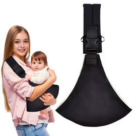 Toddler Carrier, Sling Carriers Allowing for Easy Adjustments As Your Child Grows, Baby Carrier from Newborn to Toddlers, Easy to Carry and Store (Pure Black)