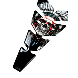 Motorcycle Tank Pad Protector Decal - 3D Motorcycle Sticker for Sport Bikes. Universal protective pad compatible with any brands of motorcycles. Tankpad 220x150 (v7)