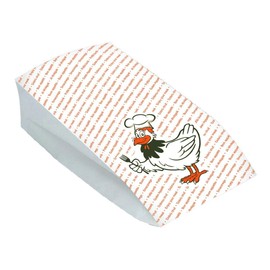 VEPATIM 100 Chicken Bags Warming Bags for Whole Chicken 13 + 8 x 28 cm 2-Ply