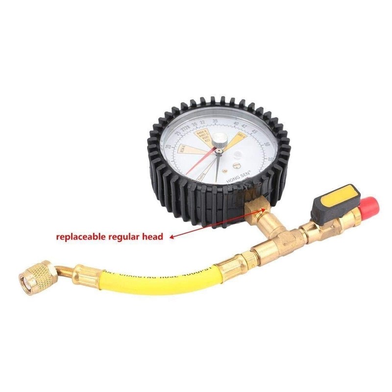 Nitrogen Pressure Test, Air Conditioning Refrigeration Nitrogen Pressure Test Gauge
