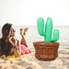 BIUDECO Inflatable Pool Floats Fun Unique Cooler Cactus Shape Ice