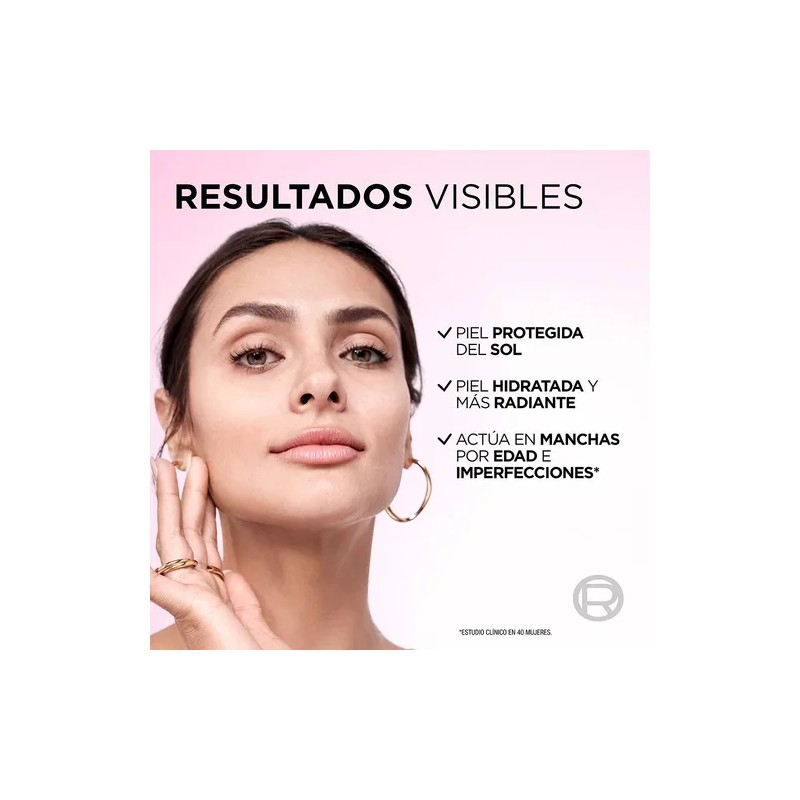 Crema Día Anti-manchas Con Ácido Glicólico L'oréal Paris Todo tipo