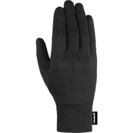 Reusch Unisex Merino Wool Conductive Gloves, black