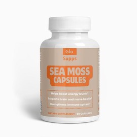 Glo Supps Sea Moss Capsules - Supplement for Immune Support, Energy, & Gut Health