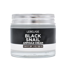 LEBELAGE Black Snail Ampoule Cream 2.36 oz (70ml) - Deep Moisturizing Anti-Aging Face Cream for Wrinkle Care & Elasticity