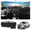 FIILINES Dash Cover for 2004-2012 Nissan Titan (Without Cutout for