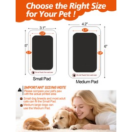 CLUCKHUB Paw Print Kit for Dogs, Inkless Clean Touch 3.1×4.9 in, Dog Nose Print Kit with Ink Pad, Frames and Stickers, Mess-Free for Cats Puppies Kittens Memorial