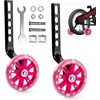 GWMWON Llantitas Bicicleta Llantas Entrenadoras,Ruedas de Entrenamiento LED