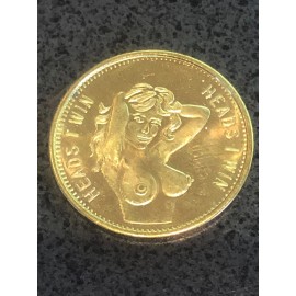 "Heads I Win - Tails You Lose" Adult Nude Novelty Coin - Lot of Fifty (50)