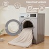 MIOTO Oversized King Duvet Cover 120x98-3 Pieces Prewashed Cotton-Like Extra