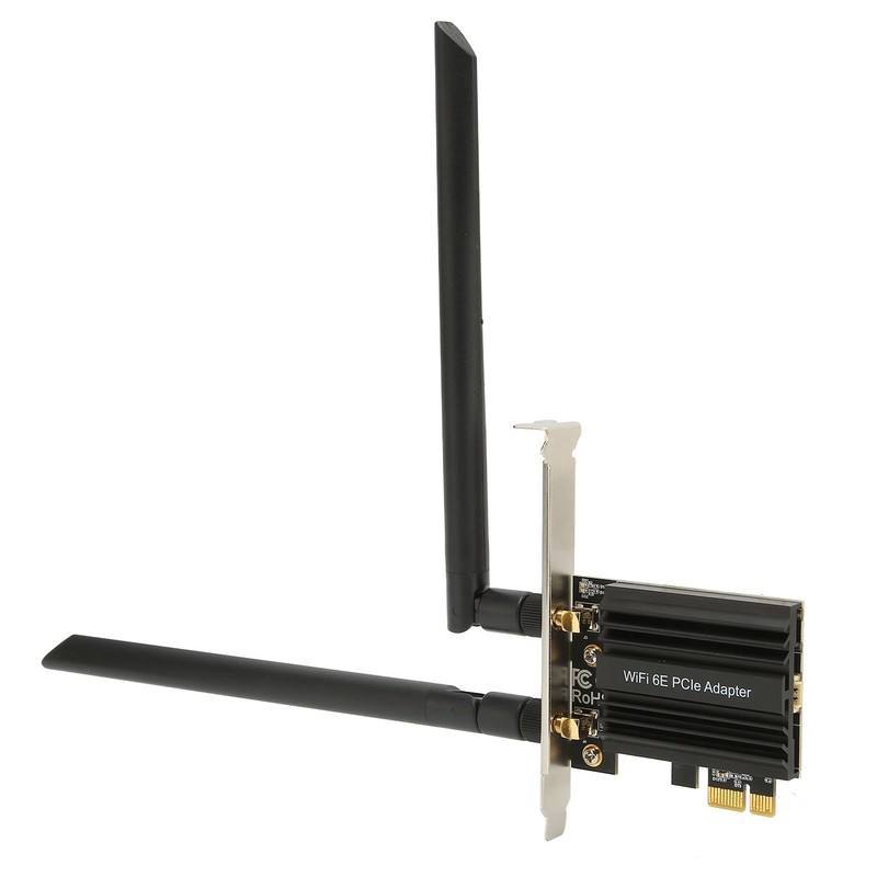 WiFi Card 6E PCIE Slot Bluetooth 5.2 5GHZ 6GHZ 2.4GHZ