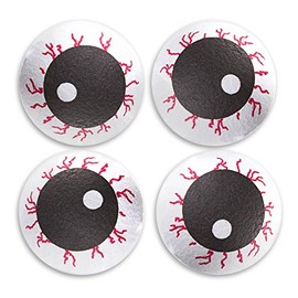 Darice, 4 Piece, Bloodshot Foam Eyes