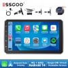 ESSGOO 1 DIN 10" Android 14 Carplay Car Stereo Bluetooth
