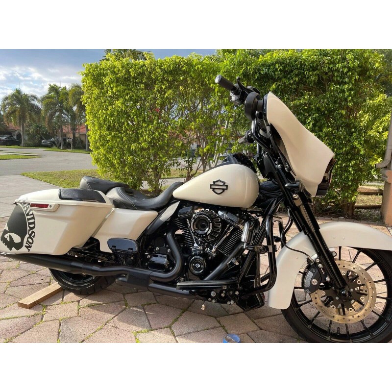 Custom RAW METAL Harley CVO Tank Emblems (set of 2)