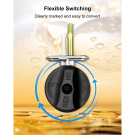 Fuel Petcock Valve With Lever Screw Compatible With Arctic Cat 400 250 300 375 454 500 1998-2006, Gas Tank Fuel Petcock Shut Off Valve Switch Replace 0470-445 0470-344 0470-363 0470-401