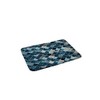 Society6 Monika Strigel Really Mermaid Midnight Blue Bath Mat, 17"