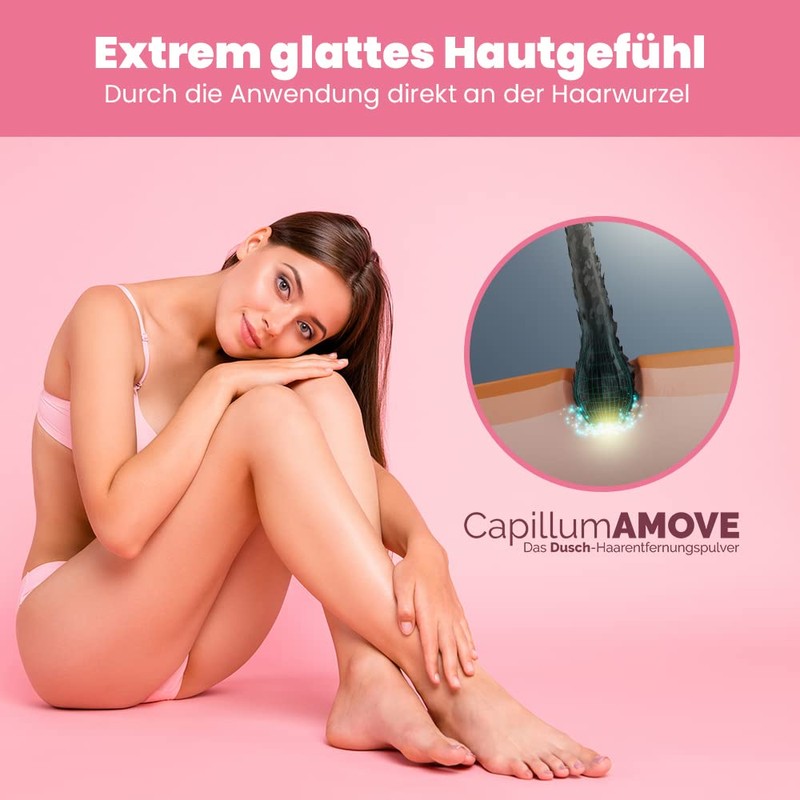 Capillum Amove Aloe Vera Depilatory Cream Powder Full Body Painless