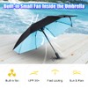 WOOLALA UV Sun Umbrella with Fan, Portable Cooling Fan Umbrella