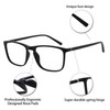 OCCI CHIARI Computer Reading Glasses Men 5.0 Strength Anti Blue