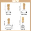 KEYIDO® 4 PCS Ravioli Stamp Maker Cutter, Square Round Ravioli