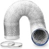 GDSTIME 4 Inch Dryer Vent Hose 10 FT, Flexible Aluminum