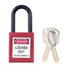Pack of 10 Lockout Padlock, 38 mm Nylon Security Padlock